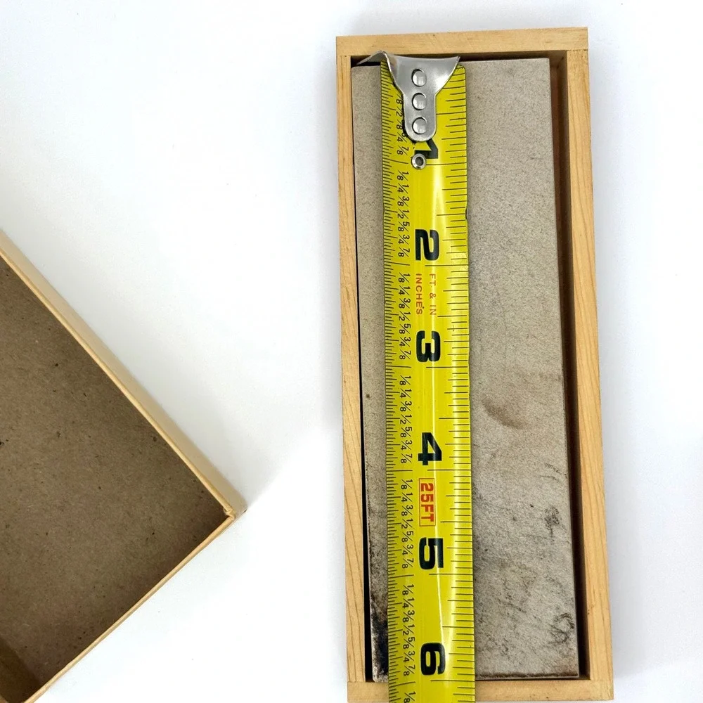 Vintage‎ Arkansas Whetstone Sharpening Stone BS-S6B Oil Stone Indian Mountain